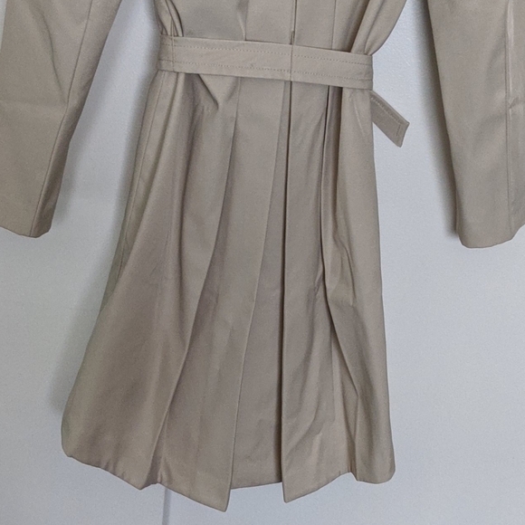 BNWT Express Ruffle Trench Coat - Picture 6 of 6